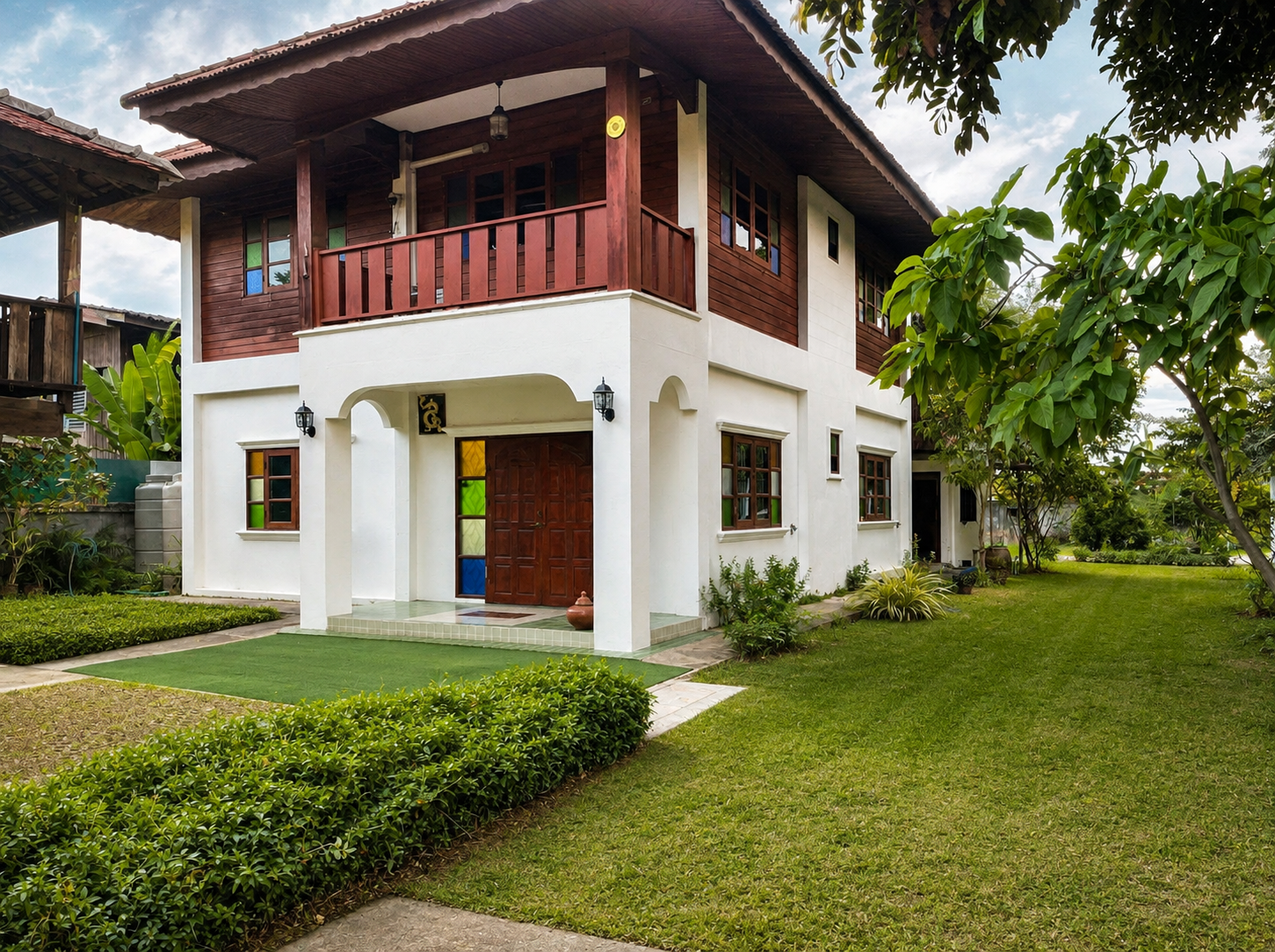 The two-storey Lanna-style house at Foundry
